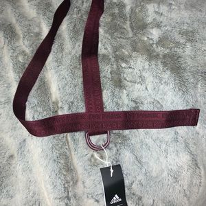 Adidas x Ivy Park maroon belt